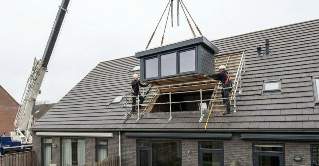 Dakkapel in Rotterdam - Prefab dakkapel